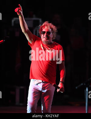 Pompano Beach FL, Stati Uniti. 12th novembre 2017. Il Circolo si esibisce al Pompano Beach Amphitheater il 12 novembre 2017 a Pompano Beach, Florida. Credito: Mpi04/Media Punch/Alamy Live News Foto Stock