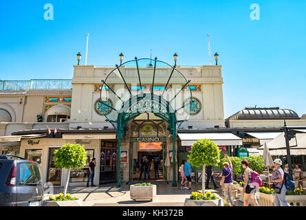 Il casino Cafe de Paris a monte carlo, Monaco, Francia. Foto Stock