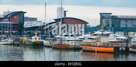 Twin Sails Bridge Poole Dorset Foto Stock