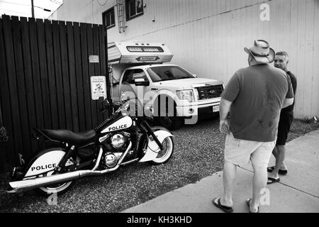Greenwood è una città mineraria nel sud della British Columbia nella Okanagan Valley Canada noto per il suo retro-art deco e western edifici e facciate di edifici Foto Stock