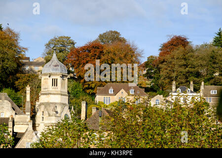 Intorno al piccolo wiltshire città di Bradford-on-Avon, Wiltshire, Inghilterra Regno Unito Foto Stock