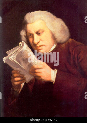 Samuel Johnson, Samuel Johnson, Dr. Johnson, è stato uno scrittore inglese Foto Stock