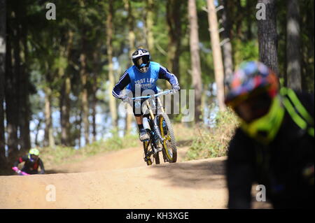 Mountain bike a chikcsands, bedfordshire Foto Stock