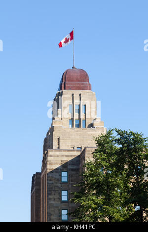 Il dominio pubblico edificio di Halifax, Nova Scotia, Canada è un edificio art deco. Foto Stock