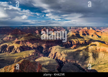 Vista sul Grand Canyon South Rim Arizona Foto Stock