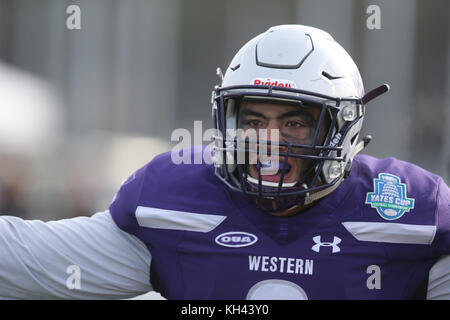 Mustangs occidentale # 9 Myles Manalo Foto Stock