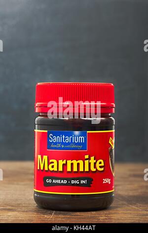 Vasetto di marmite provenienti dalla Nuova Zelanda Foto Stock