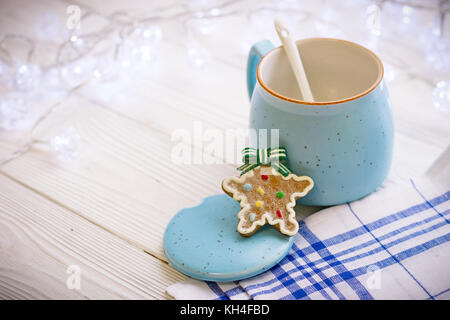 Nuovo anno di vita ancora con un open zuccheriera,i cookie Foto Stock