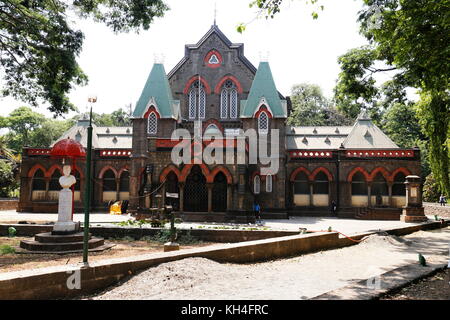 Museo del Municipio, Shaniwar Peth, Papachi Tikati, Kolhapur, Maharashtra, India, Asia Foto Stock