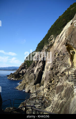 Devil's castle (onigajo) in kumano, prefettura di Mie, Giappone Foto Stock