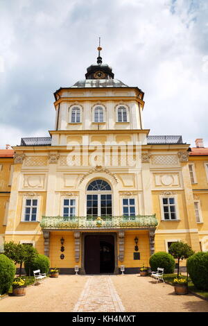 Di stile barocco-classicista di nuovo chateau horovice in Boemia, Repubblica ceca, europa Foto Stock