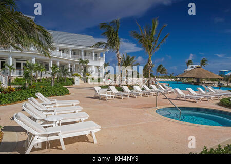 Bar in piscina a chub Cay Resort & Marina Foto Stock