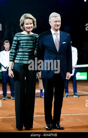 Belgiens Königin Mathilde d’ Udekem d’ Acoz Foto Stock