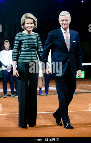 Belgiens Königin Mathilde d’ Udekem d’ Acoz Foto Stock