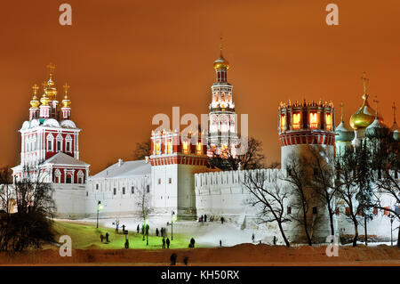 Il convento novodevichy. un chiostro di Mosca, a volte tradotto come nuovo di fanciulle' monastero. sito UNESCO. Foto Stock