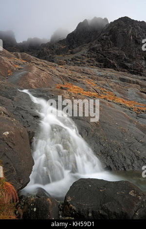 Vista di coire lagan glen fragile isola di Skye Foto Stock