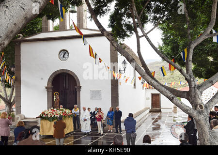 GRAN CANARIA, SPAGNA - 19 MARZO 2017: San Giuseppe in un villaggio di Fataga in Gran Canaria Foto Stock