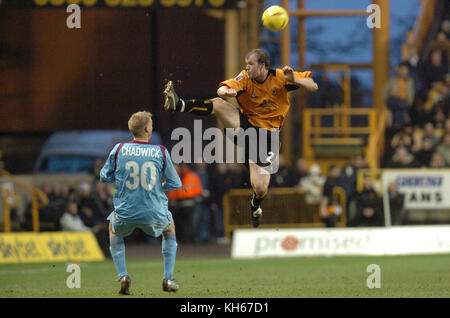 Il calciatore Mark Clyde Wolverhampton Wanderers v West Ham United 15 Gennaio 2005 Foto Stock