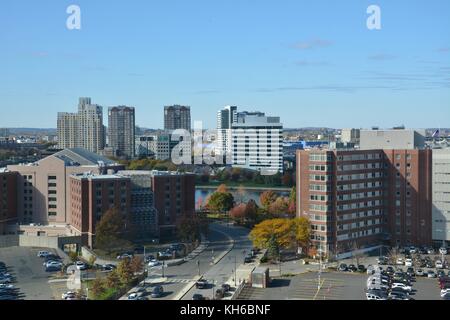 Attrazioni intorno al centro di Boston, Massachusetts, STATI UNITI D'AMERICA Foto Stock