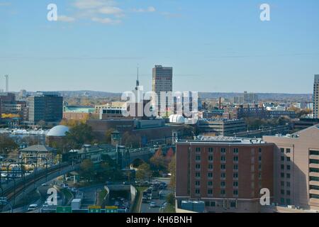 Attrazioni intorno al centro di Boston, Massachusetts, STATI UNITI D'AMERICA Foto Stock