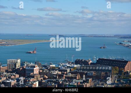 Attrazioni intorno al centro di Boston, Massachusetts, STATI UNITI D'AMERICA Foto Stock