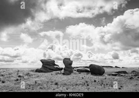 Kinder bassa nel Derbyshire Peak District, Inghilterra Foto Stock