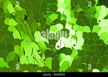 Spangle, sequin pailette sfondo. Abito a specchio panno di materiale modello di texture. Sartoria concetto di cucitura. Shiny specchiata tessuto di moda. Shiny cl Foto Stock