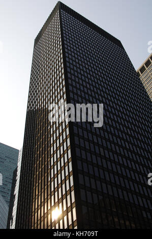 Stati Uniti d'America. new york. seagram building. Manhattan Midtwon. progettato da ludwing mies van der rohe(1886-1969) e Philip Johnson (1906-2005). Foto Stock