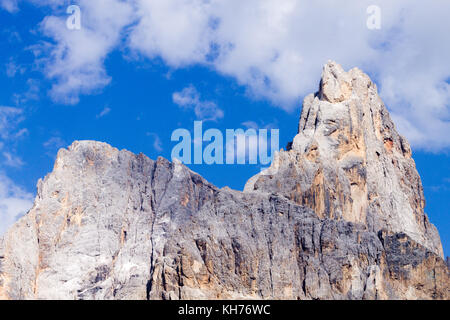 Cimon della pala vista Dolomiti famoso peak. italiano punto di riferimento Foto Stock