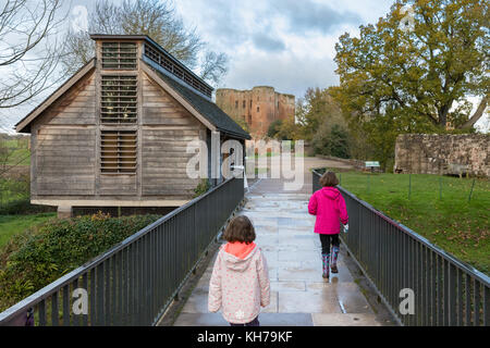 Il Castello di Kenilworth warwickshire Foto Stock