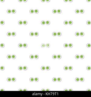 Bulbi oculari pattern, stile cartoon Illustrazione Vettoriale