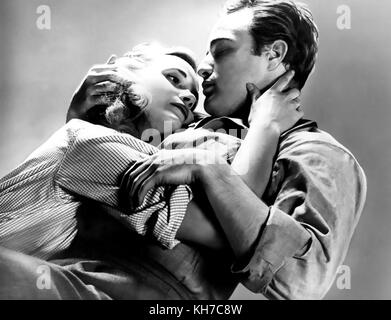Sul LUNGOMARE 1954 Columbia Pictures film con Marlon Brando e Eva Marie Saint Foto Stock
