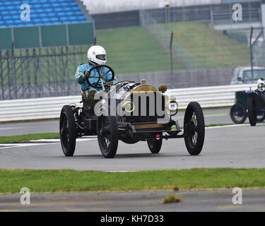 Andrew Howe-DAVIES, scat racer,vscc, pomeroy trofeo, Silverstone, 18 febbraio 2017, 2017, auto, Chris mcevoy, cjm-fotografia, concorrenza, febbraio Foto Stock