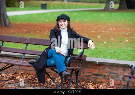 Londra, UK, 15/11/2017 novembre pomeriggio nel parco battesea come cold weather approcci. Foto Stock