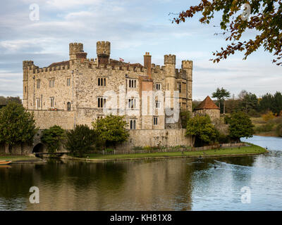 Il castello di Leeds, Maidstone, Kent, Regno Unito Foto Stock