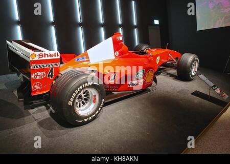 Ferrari sotto la pelle al Design Museum Foto Stock