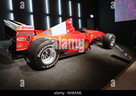 Ferrari sotto la pelle al Design Museum Foto Stock