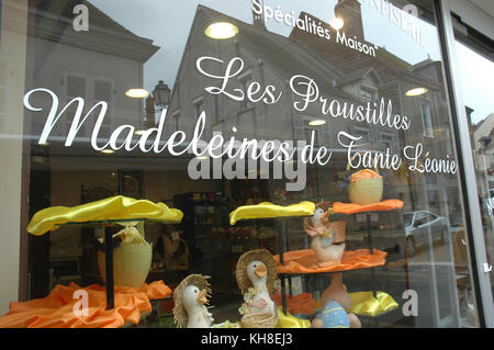 Store, 2008, Les Proustilles Madeleines de Tante Léonie, Combray da recherche Proust Illiers, Francia Foto Stock