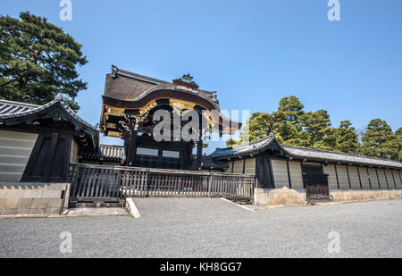 Giappone, kyoto city, il Palazzo Imperiale di Kyoto gosho.Caption locale *** Architettura, gate, gosho, storia, il palazzo imperiale, Giappone, Kyoto, kyoto city, n Foto Stock