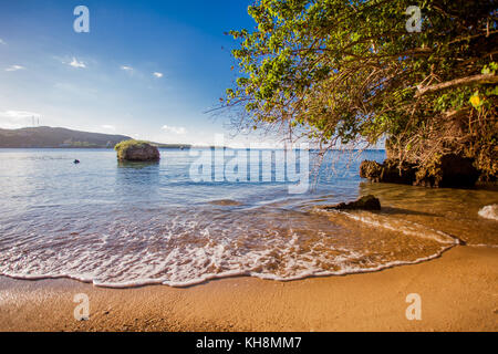 Giamaica acque tropicali paradiso verde Foto Stock