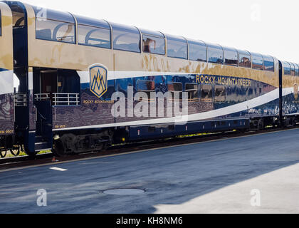 Rocky Mountaineer immagini dettagliate Foto Stock