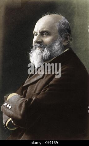 Alexeievi Mily Balakirev - ritratto come un uomo vecchio. Il compositore russo (1837-1910). Foto Stock