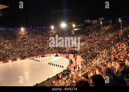 All'interno dell'Arena di Verona, Arena di Verona Foto Stock