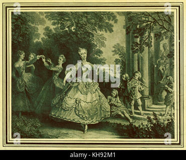 Marie Sallé da Nicolas Lancret. Il francese ballerino e coreografo, 1707-1756. Foto Stock