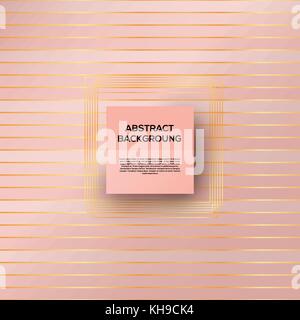 Oro rose sfondo Illustrazione Vettoriale