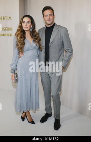 Museo del martello xv gala annuale con: elizabeth chambers, armie hammer dove: Los Angeles, california, Stati Uniti quando: 15 ott 2017 credit: apega/wenn.com Foto Stock