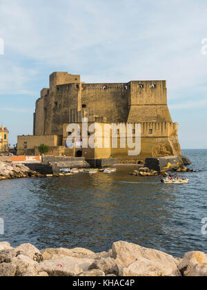 Castel dell'Ovo, Napoli, campania, Italy Foto Stock