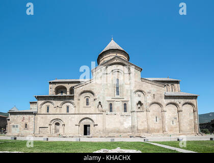 La Georgia, la prima capitale di mtskheta. la cattedrale Cattedrale patriarcale di tutta la Georgia svetitskhoveli, la decorazione di interni. Foto Stock