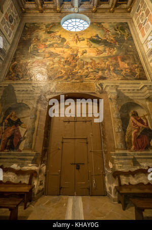 L'Abbazia di Farfa, famoso benedettino monastero cattolico in provincia di Rieti, Italia centrale Foto Stock