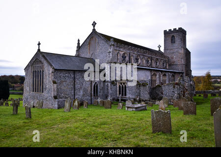 St. Margaret's chiesa cley Foto Stock